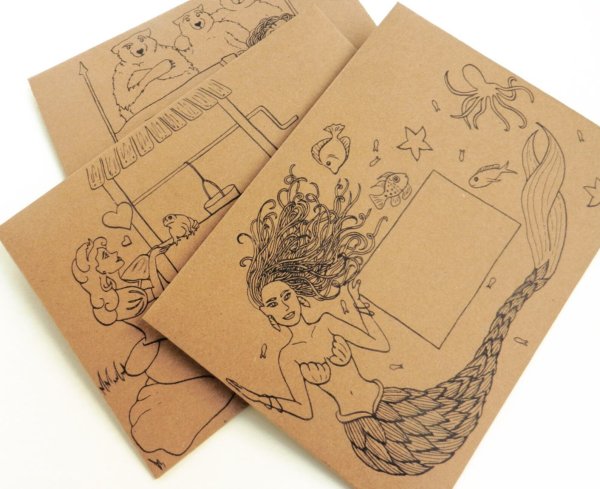 Разрисовать конверт