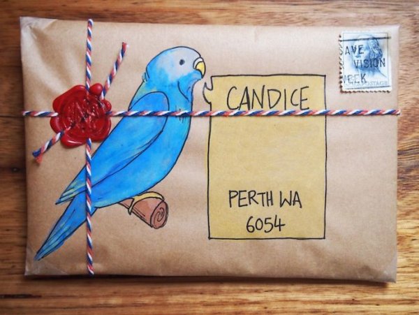 Разрисовать конверт