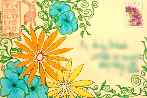 Конверт рисунок