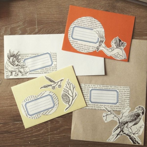 Украшение конвертов для писем