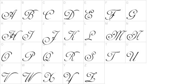 Буквы прописные красивые русские