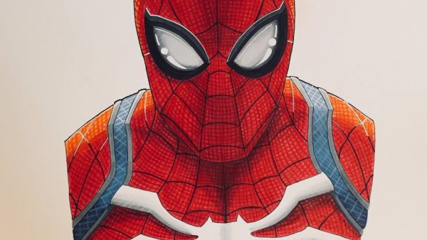 Рисунки человек паук ps4