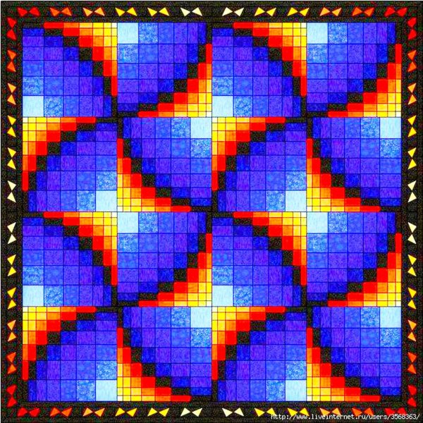 Фон квадраты