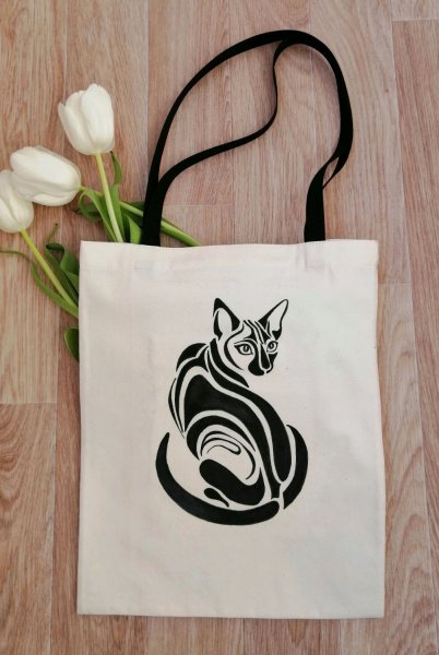 Шоппер с кошачьими лапками