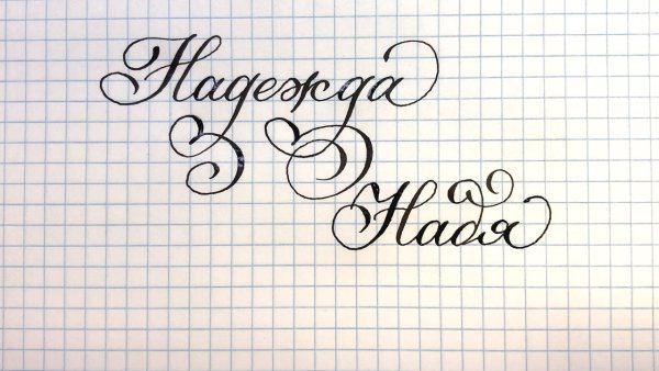 Красивое написание имени