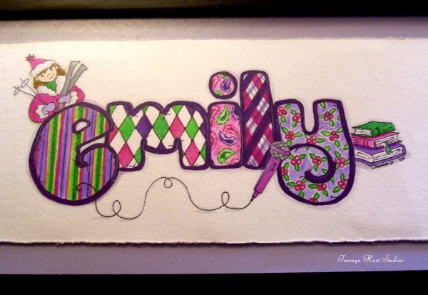 Нарисуй свое имя