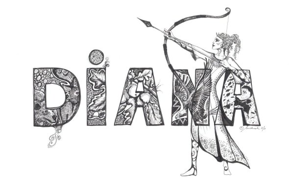 Шрифтовая композиция имя