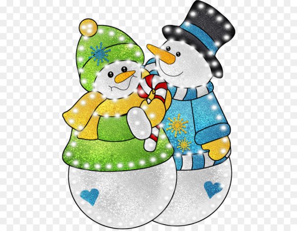 Новогодний Снеговик