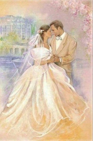 Свадебные рисунки для декупажа