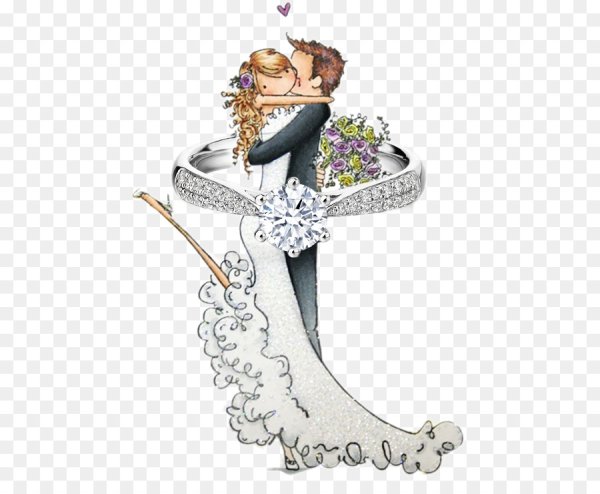 Свадебные рисунки на прозрачном фоне