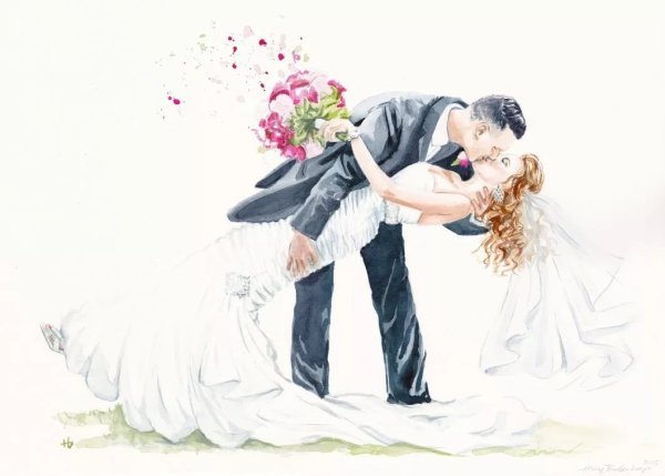 Свадебные рисунки