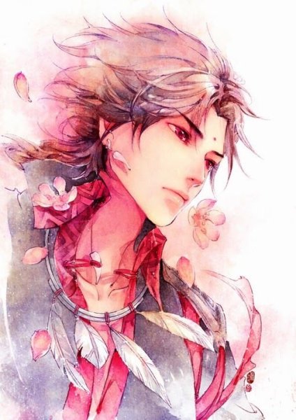 Аниме акварелью