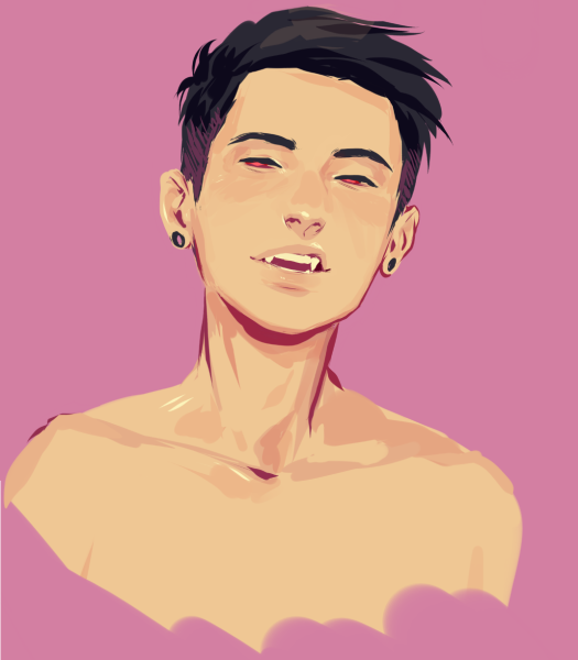 Парень рисунок