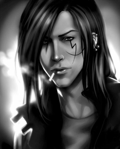 Длинноволосый вампир