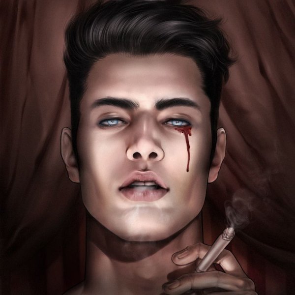 Арт лицо парня