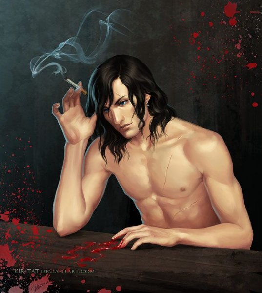 Вампир мужчина фэнтези Деймон