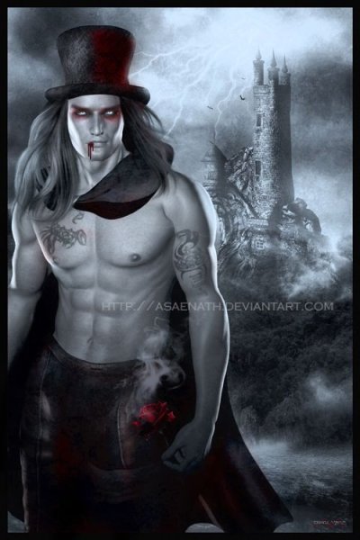 Эльф с черными волосами