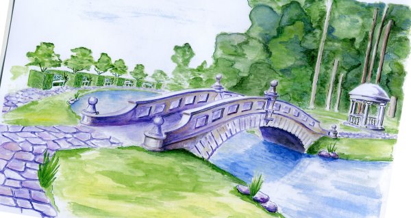 Рисунок парка