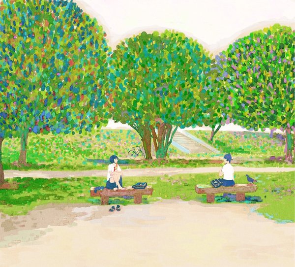 Рисунок на тему детский парк