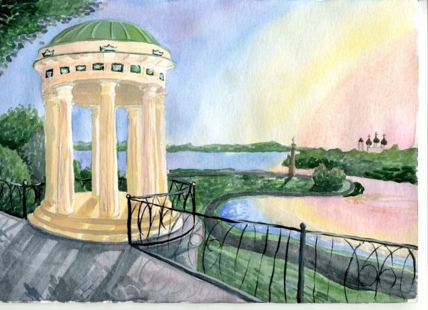 Рисование парков и скверов