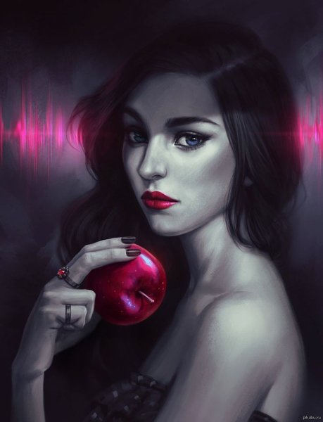 Злая женщина поп арт