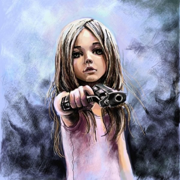 Черноволосая девушка