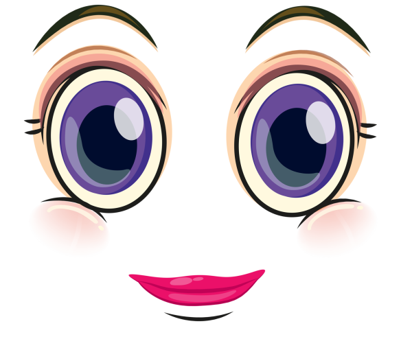 Глаза мультяшные