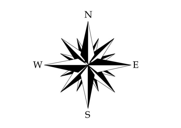 Восьмиконечная звезда роза ветров