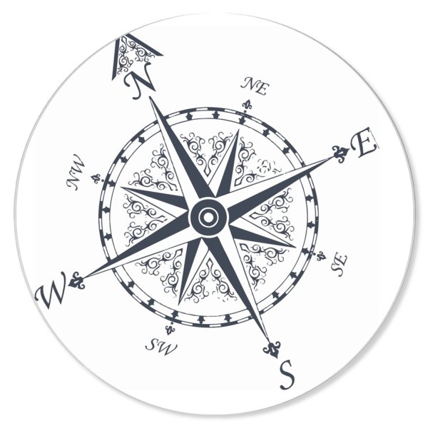 Роза ветров эскиз