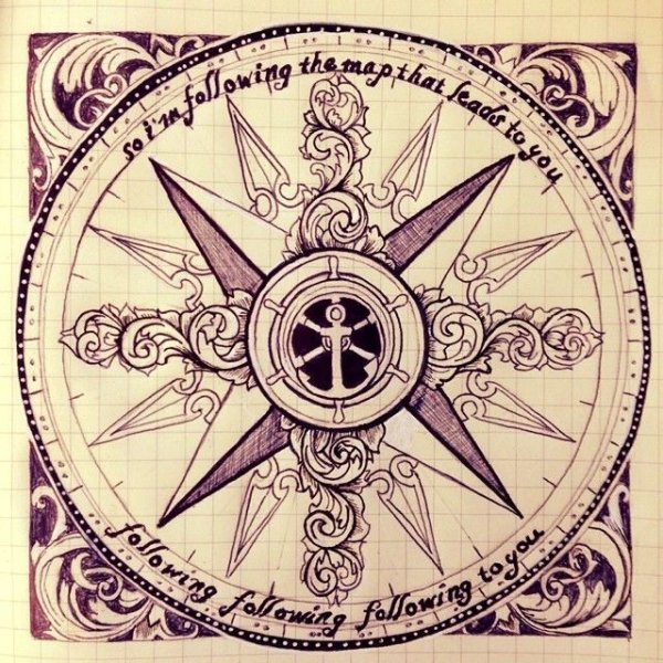 Роза ветров старинная