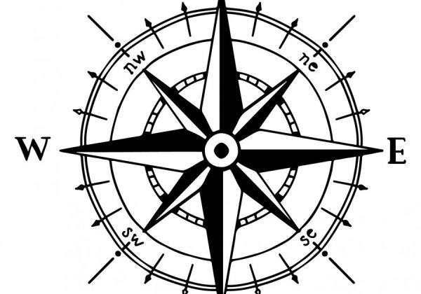 Восьмиконечная звезда роза ветров