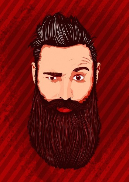 Аватар с бородой