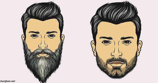 Нарисованный мужик с бородой