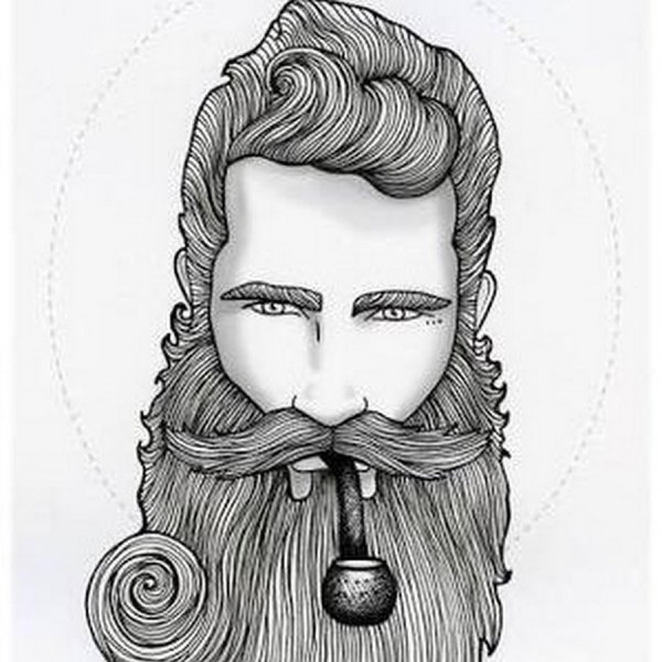 Подросток с бородой арт