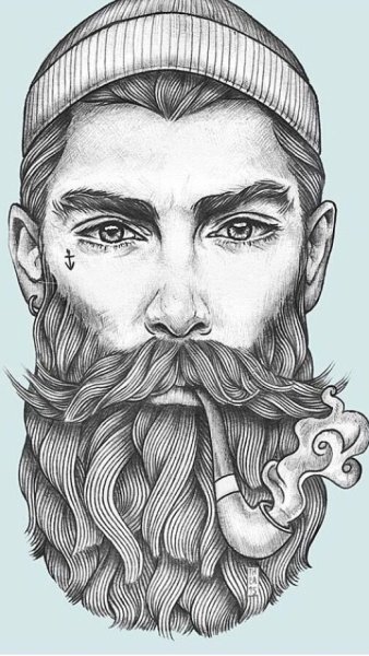 Стилизованная борода