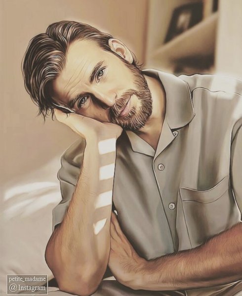 Крис Эванс портрет