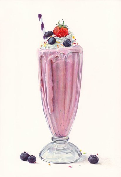 Коктейль акварель