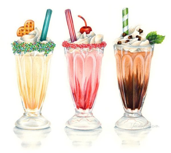 Коктейль маркерами