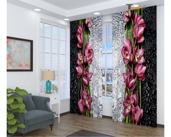 Фотошторы интерьер
