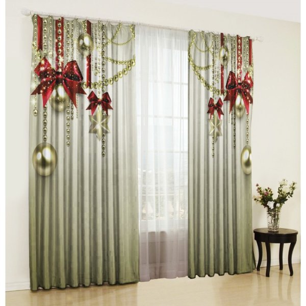 Фотошторы тамитафт Северное сияние 270х150см