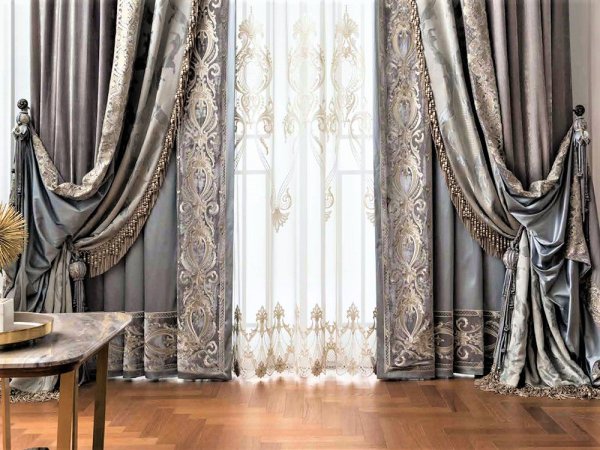 Бархатные шторы в интерьере