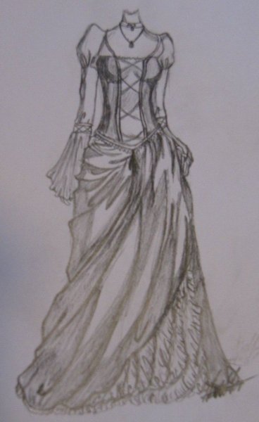 Наряды средневековья референс