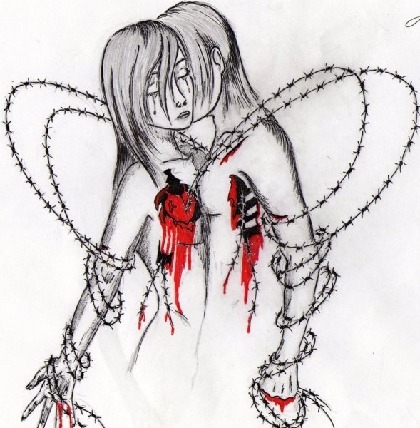 Рисунки разбитой любви