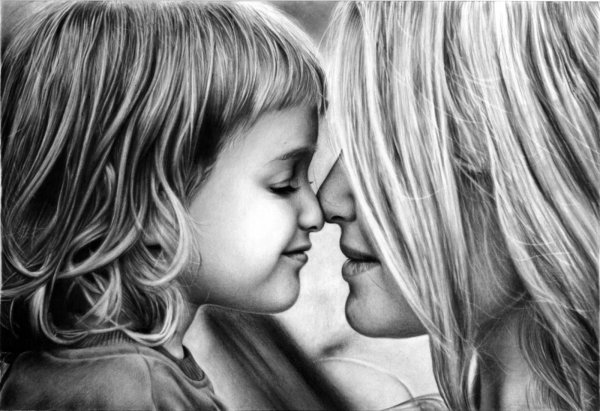 Красивый рисунок для мамы