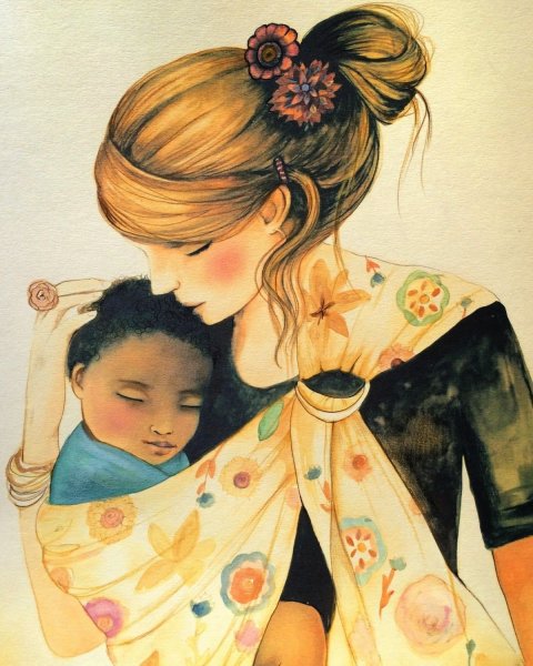 Мама иллюстрация