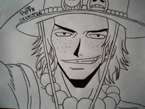 Аниме для срисовки Ван Пис