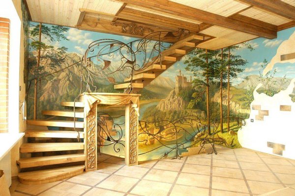 Художественная роспись стен