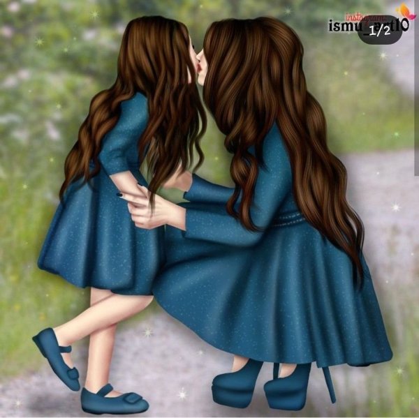 Модные иллюстрации мама