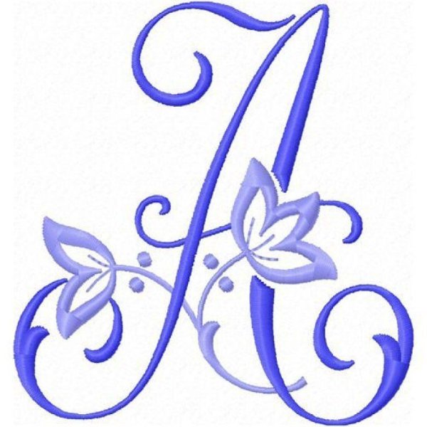 Красивая буква а заглавная