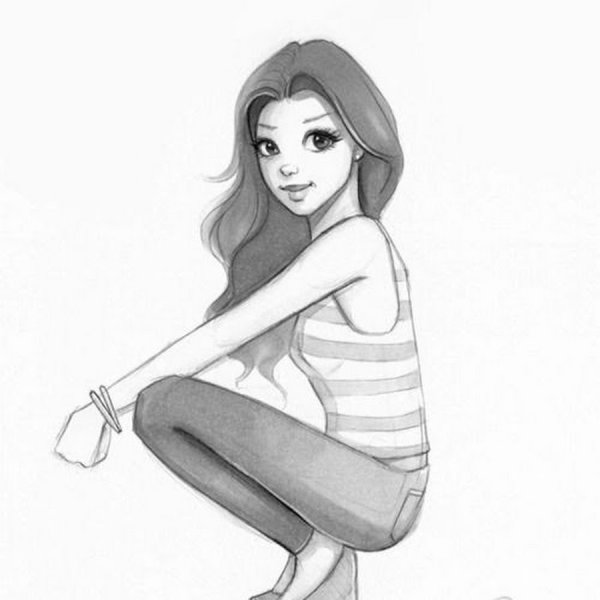 Красивые рисунки людей для срисовки